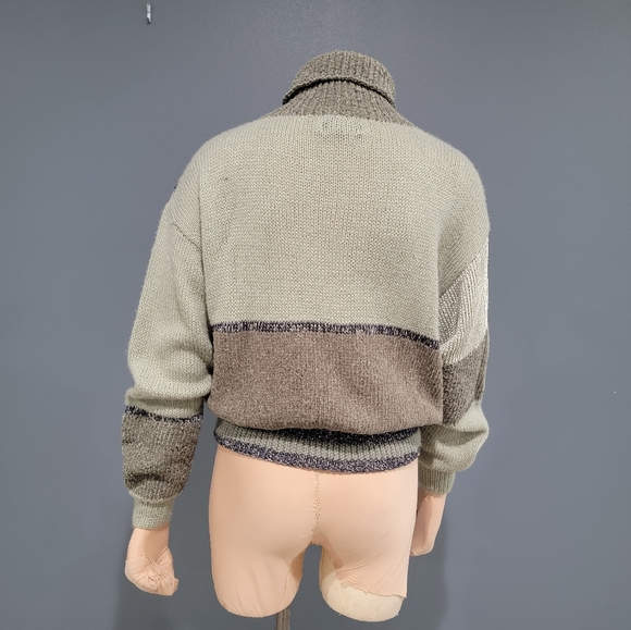 Vtg Carole Little Hand Knit sweater M/L - Picture 2 of 7